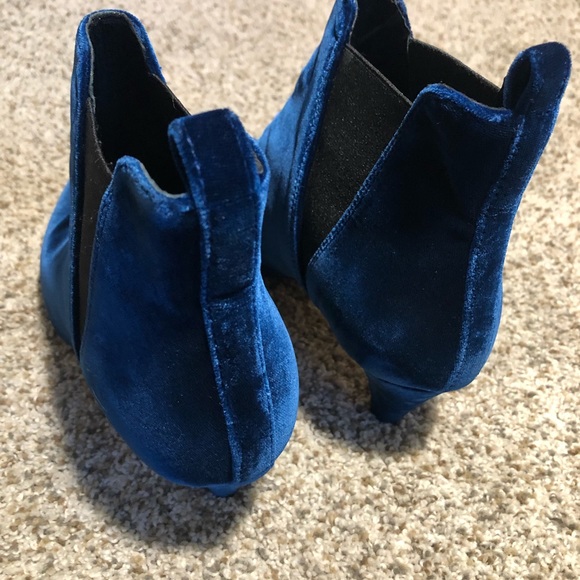 J. Crew Velvet Chelsea Ankle Booties - 8 - Picture 5 of 8